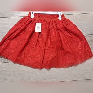 New George Red Heart Skater Skirt